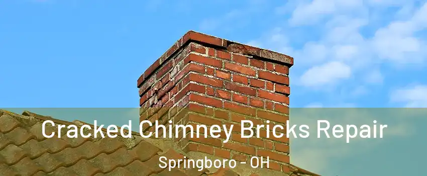  Cracked Chimney Bricks Repair Springboro - OH