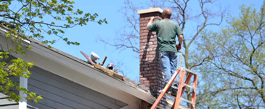 Vinyl and PVC Chimney Flashing Installation in Springboro, OH