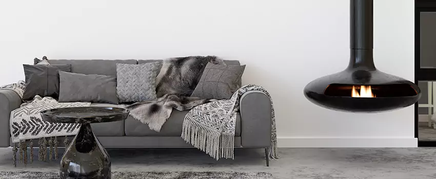 Circular Hanging Fireplace Installation Services in Springboro, OH