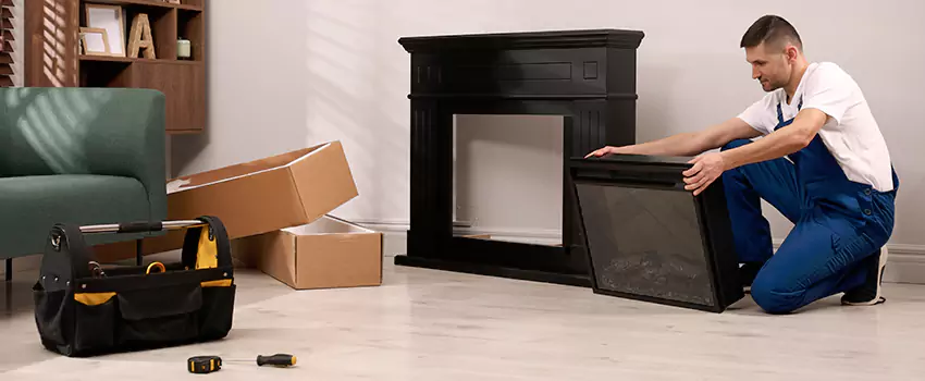 Old Rusted Metal Fireplace Repair And Replacement in Springboro, OH