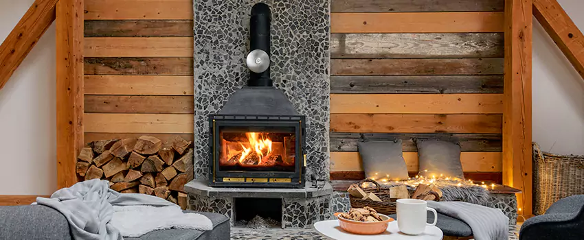 Thelin Hearth Products Direct Vent Gas Stove Fireplace Inspection in Springboro, Ohio