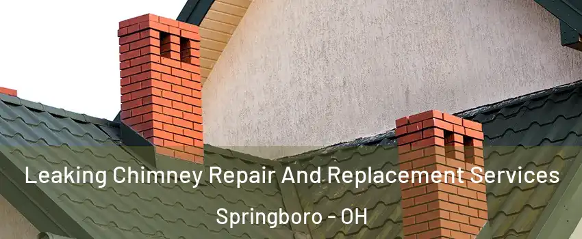  Leaking Chimney Repair And Replacement Services Springboro - OH