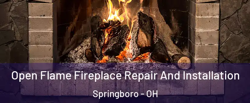  Open Flame Fireplace Repair And Installation Springboro - OH
